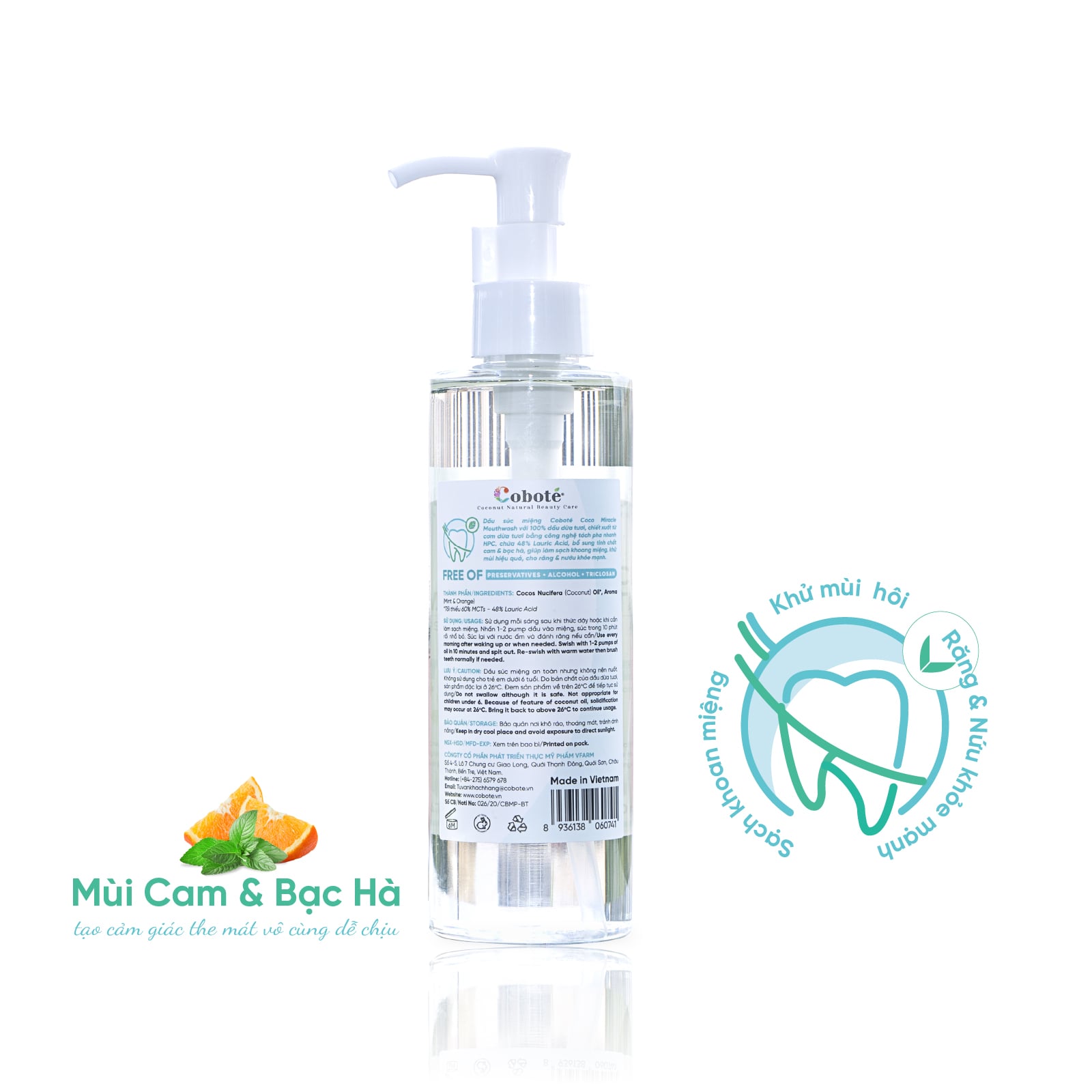 DẦU SÚC MIỆNG - Coco Miracle Mouthwash 200ml