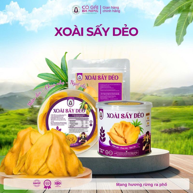Xoài Sấy Dẻo BHnong 180gr