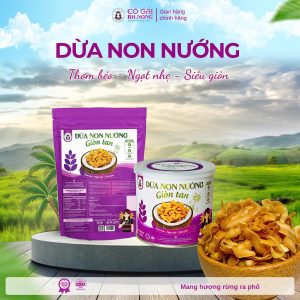 Dừa non nướng giòn tan - 120gr