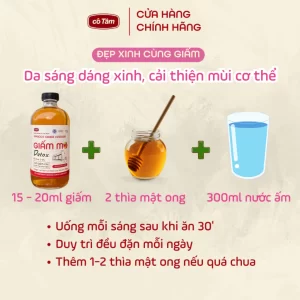 Giấm mơ detox cô Tâm 126ml 500ml