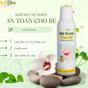 Xịt tràm cho bé Pineboo hỗ trợ xua muỗi 02