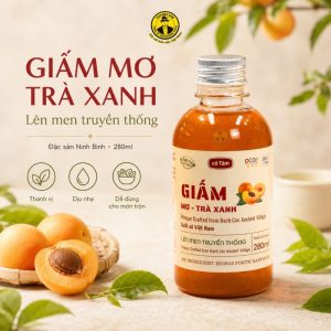 Giấm mơ trà xanh Cô Tâm có xuất xứ từ Nam Định