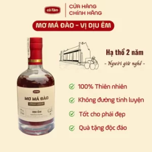 Mơ Má Đào - vị Dịu Êm - Thương hiệu Cô Tâm 500ml